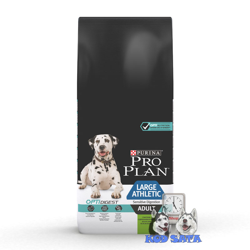 Pro Plan Hrana Za Pse, Large Athletic Adult Sensitive Digestion Jagnje 14kg