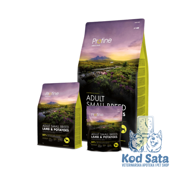 AKCIJA Profine Hrana Za Odrasle Pse Malih Rasa, Jagnjetina i Krompir 8kg