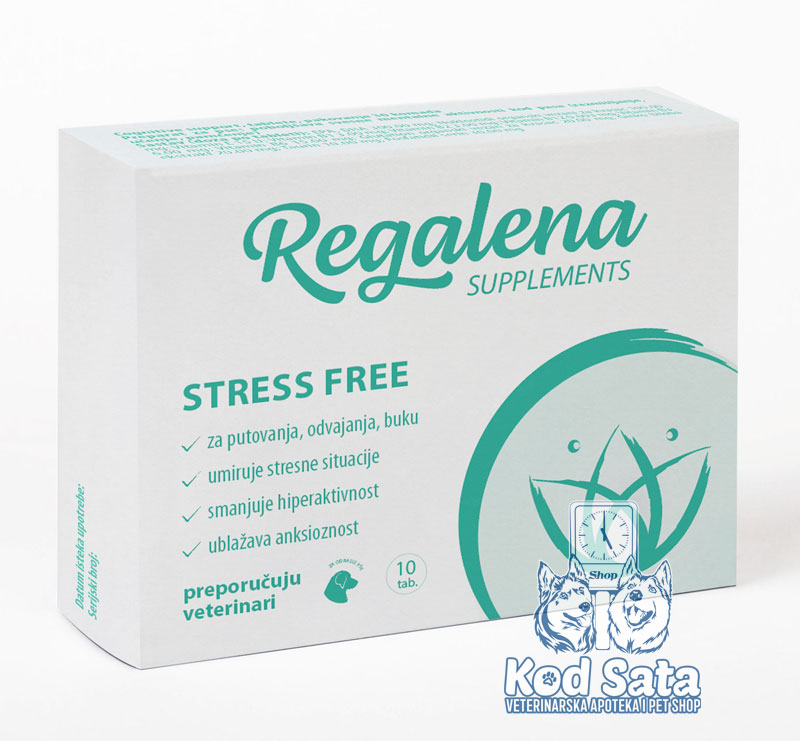 Regalena Stress Free Za Pse Tablete Za Smanjenje Stresa 10tbl.