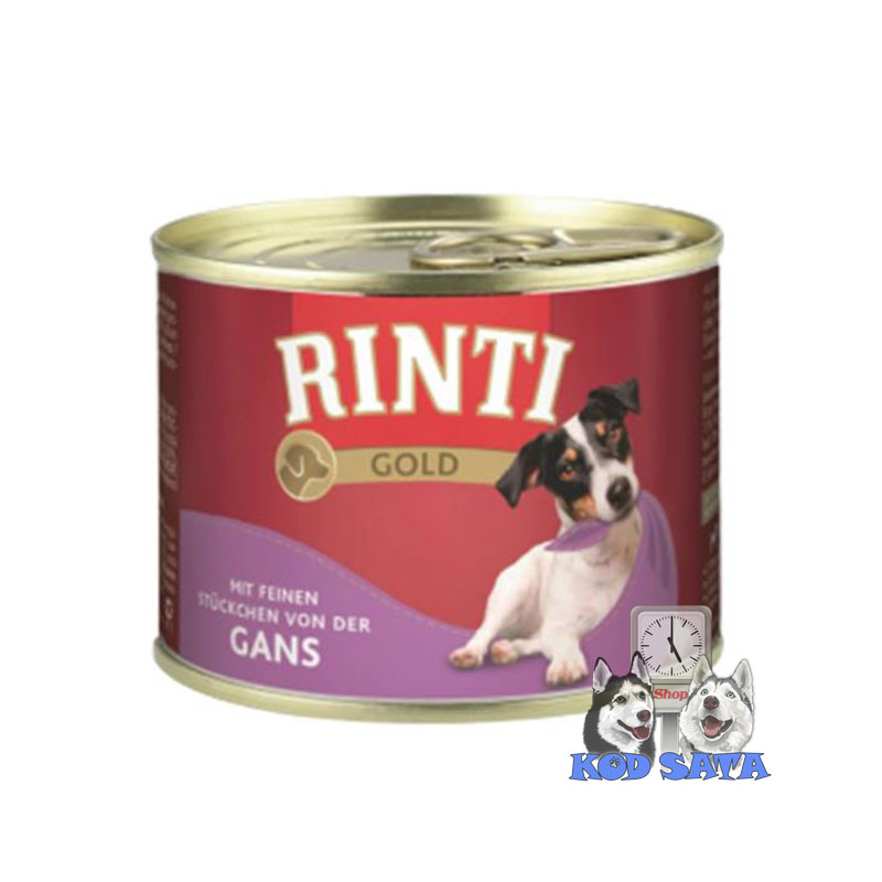 Rinti Gold Konzerva Za Male Pse, Guščje Meso 185g