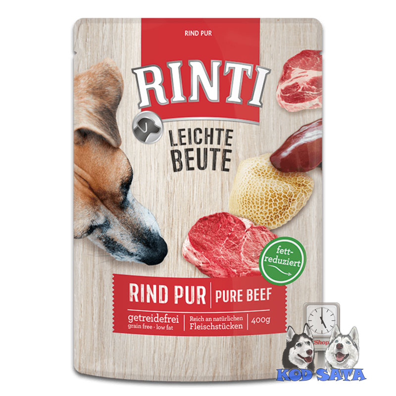 Rinti Leiche Beute Obrok Za Pse u Kesici, Monoprotein Govedina 400g
