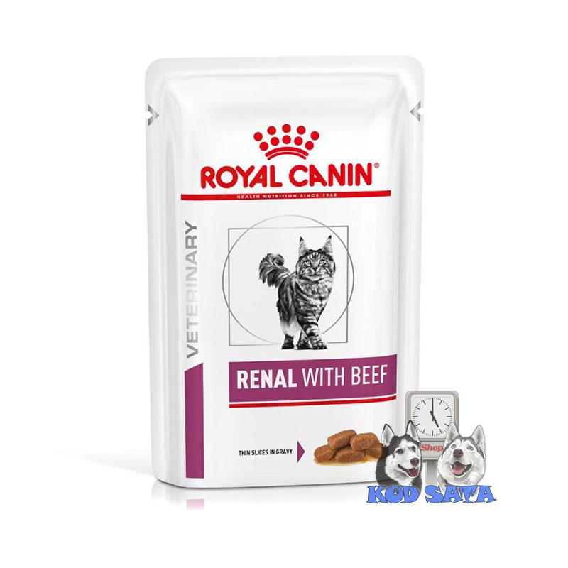 Royal Canin Renal, Sos Za Mačke Sa Bubrežnim Problemima, Govedina 85g