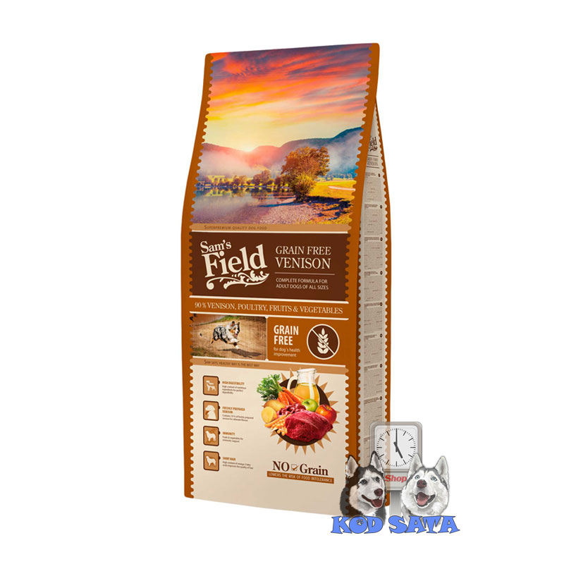Sam's Field Hrana Za Pse Bez Žitarica, Divljač 13kg
