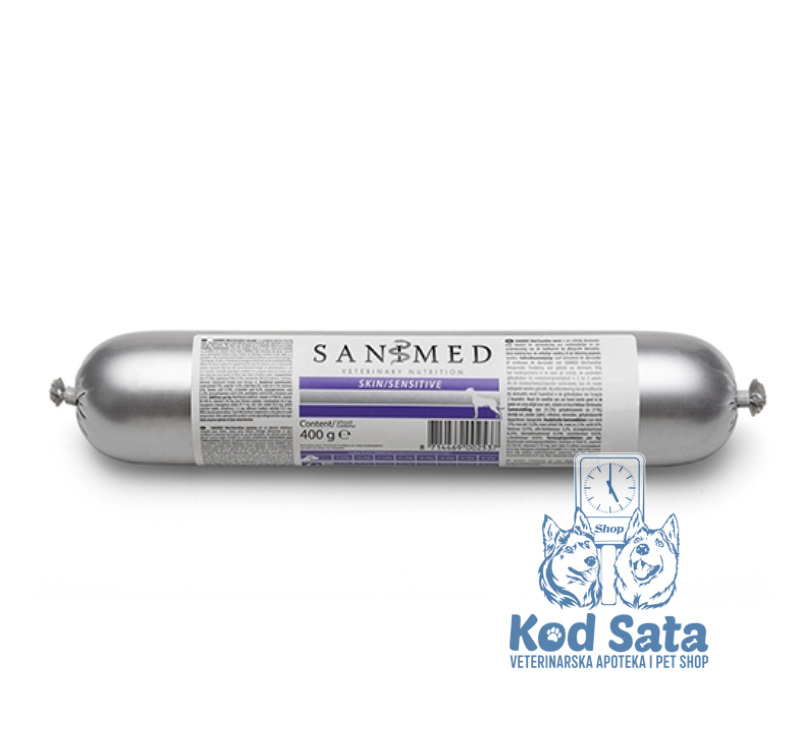 Sanimed Skin/Sensitive Salama, Za Pse Koji Su Osetljivi Na Hranu i Problem Sa Kožom 400g