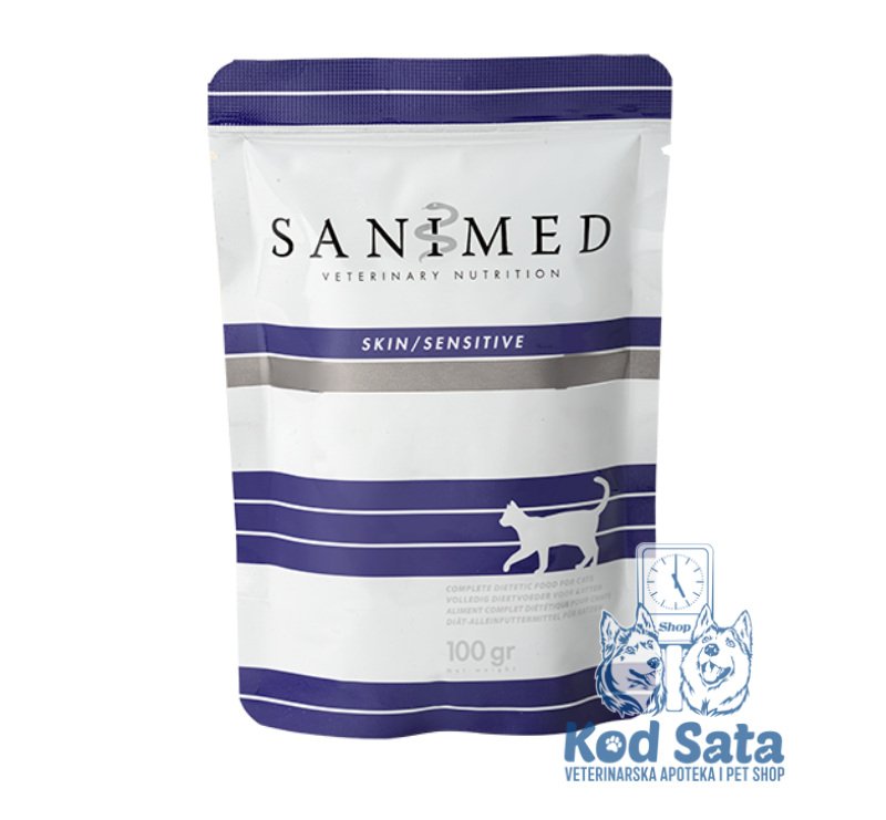 Sanimed Skin/Sensitive Sosić, Za Mačke Za Osetljivu Kožu I Dlake 100g