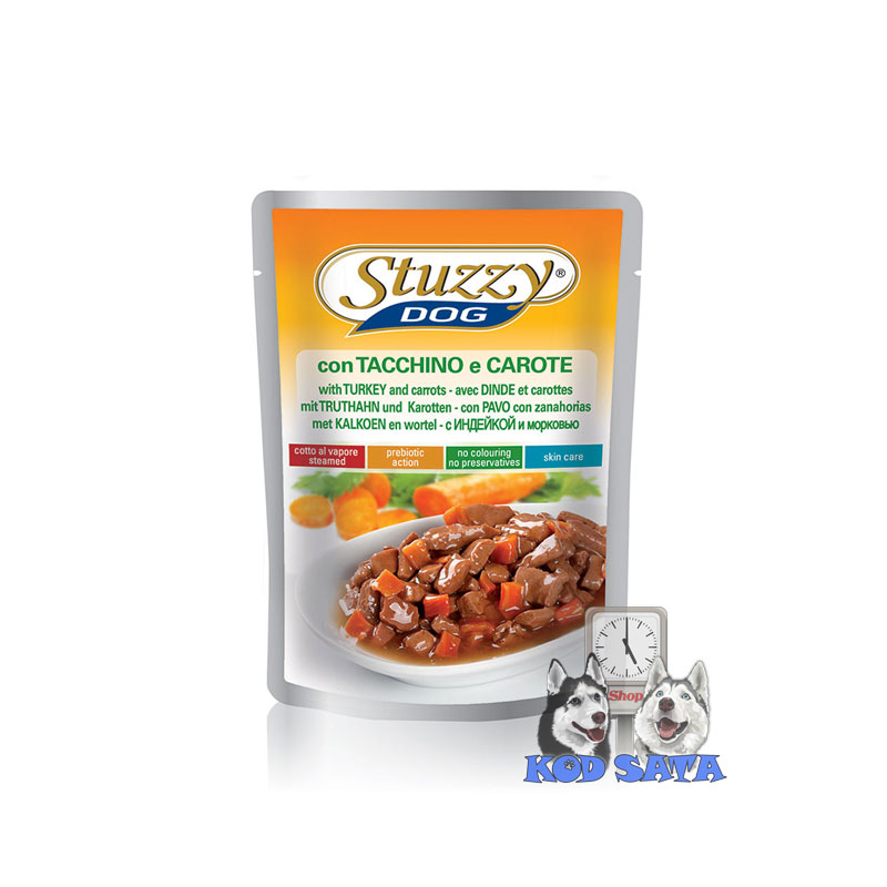 Stuzzy Dog Preliv Ćuretina i Šargarepa (100g x 6)