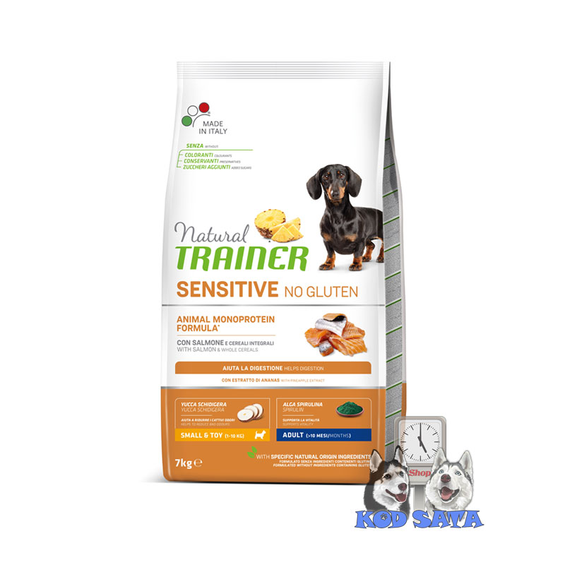 Trainer Natural Sensitive Toy&Small Hrana Za Odrasle Male Pse Losos