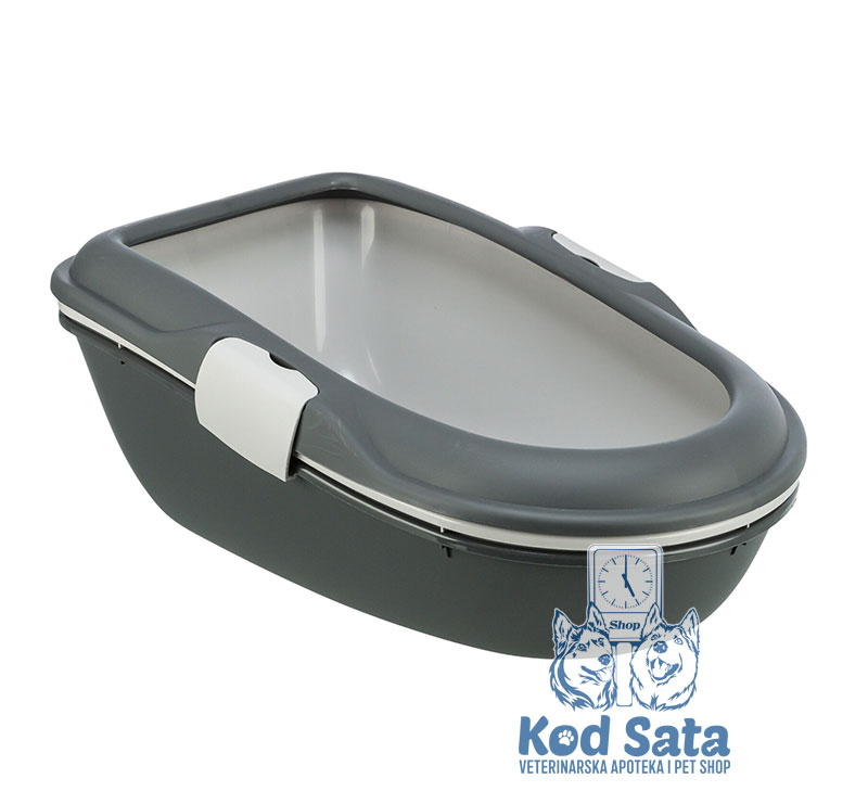 Trixie Berto WC Kutija Za Posip Za Mačke Sa Sitom 39 × 22 × 59 cm