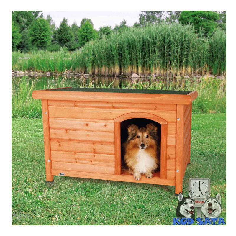 Trixie Drvena Kućica Za Pse Sa Ravnim Krovom