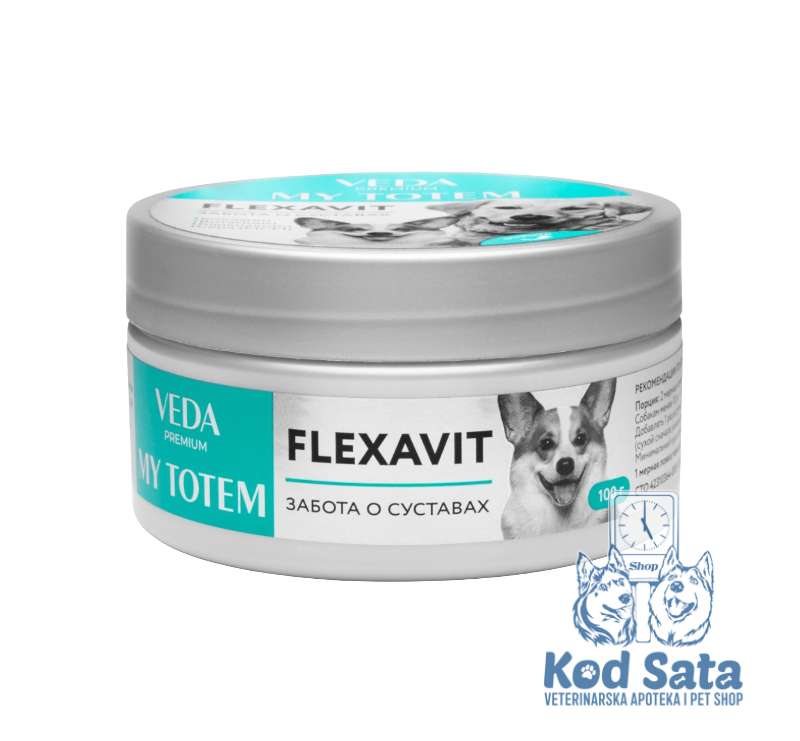 VEDA My Totem Flexavit, Hondroprotektivni Dodatak Za Zglobove, Za Pse 100g
