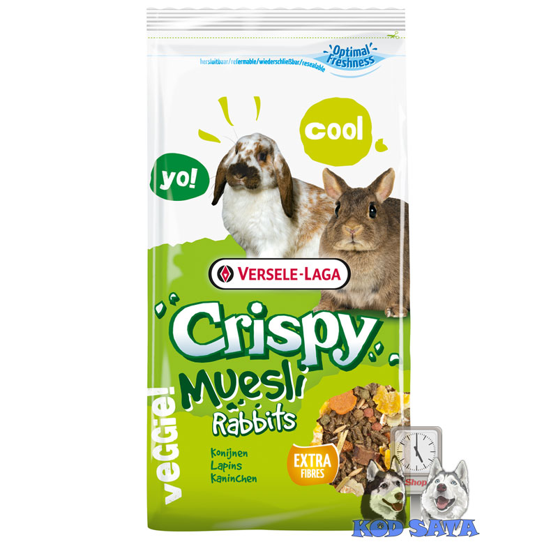 Versele Laga Crispy Muesli Rabbits Za Patuljaste Zečeve 1kg