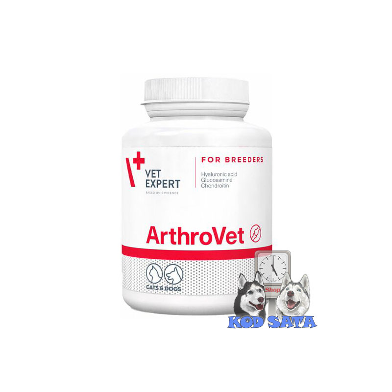 Vet Expert ArthroVet Za Podršku Zglobovima, Za Pse i Mačke 90tbl.
