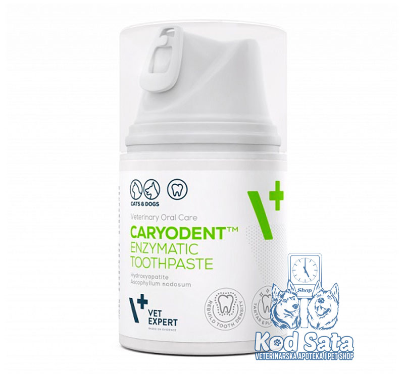 Vet Expert Enzimska Pasta Za Zube Caryodent, Za Pse i Mačke 50ml