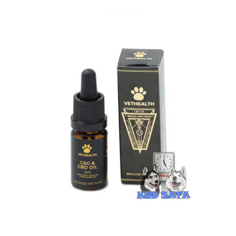 Vethealth CBD Ulje, Kapi Za Pse i Mačke 16%