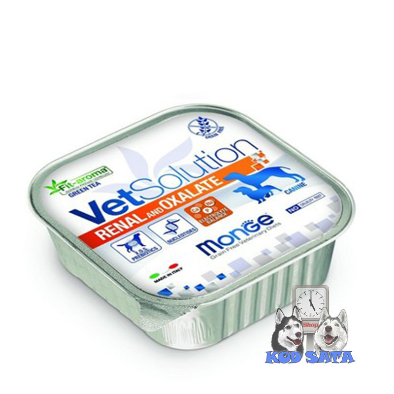 VetSolution Ranal&Oxalate Pašteta Za Pse Sa Bubrežnim Problemima 12x150g