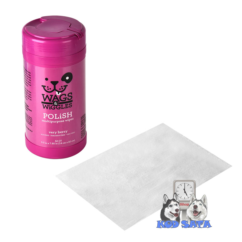 Wags&Wiggles Polish Multinamenske Vlažne Maramice Za Pse 50kom