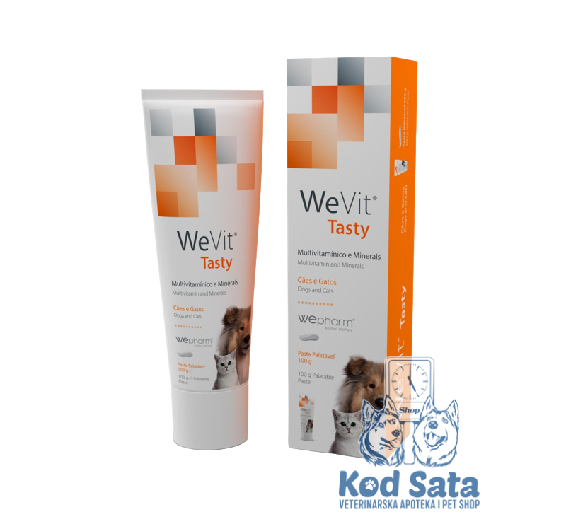 WeVit Tasty Vitamini i Minerali, Pasta Za Pse i Mačke, 100g 